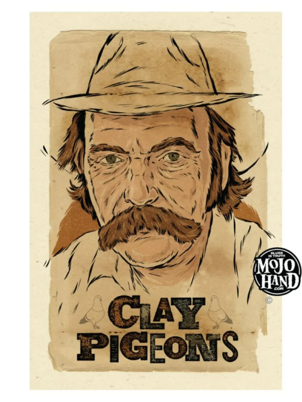 Blaze Foley tribute art print - 12